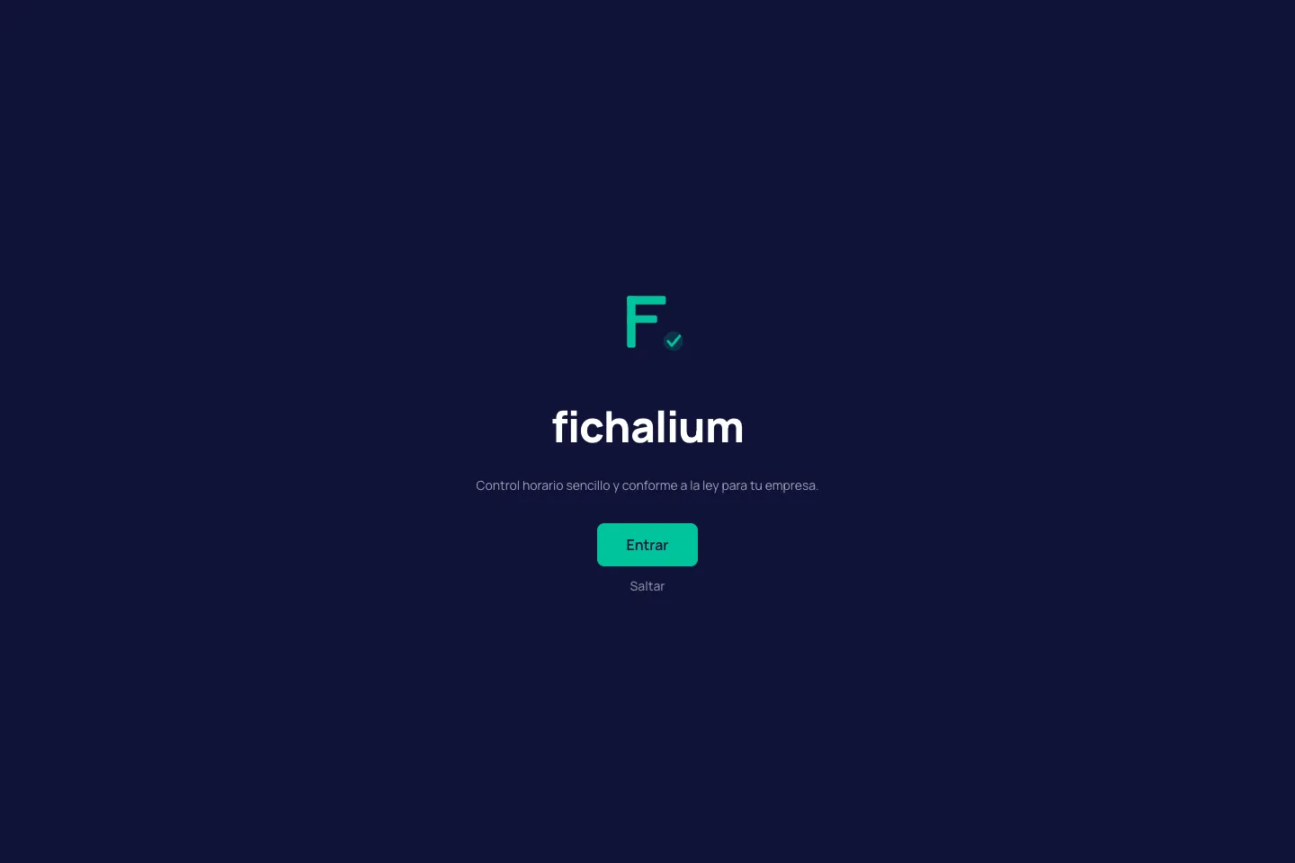 Portada de la web de Fichalium, desarrollada por Creaar