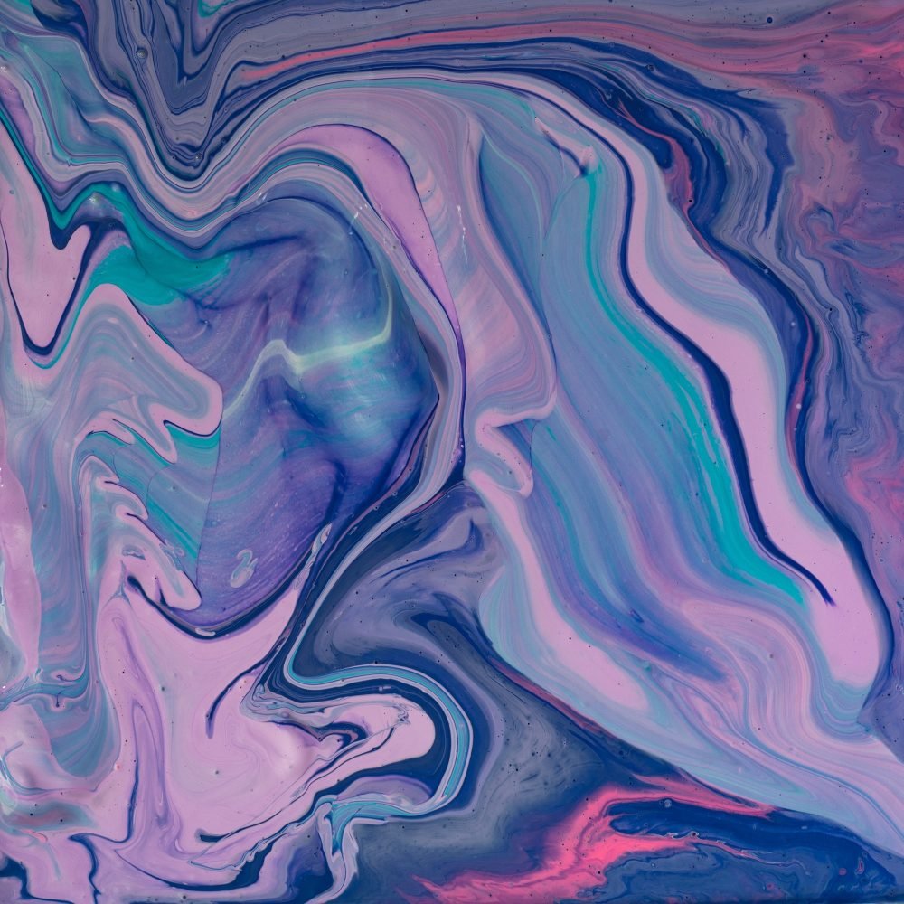 a close up of a painting