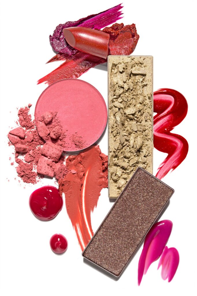 Cosmetic swatch.
